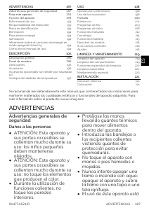 Manual de uso Smeg SBC4304X Abatidor de temperatura