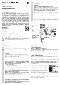 Handleiding Basetech 1530891 Besproeiingscomputer