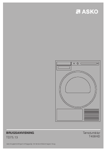 Brugsanvisning Asko T408HD.S Tørretumbler