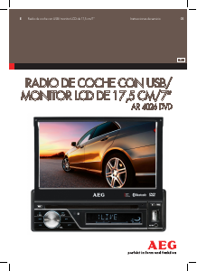 Manual de uso AEG AR 4026 DVD Radio para coche