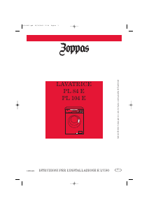 Manuale Zoppas PL84E Lavatrice