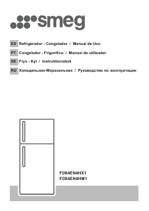 Manual de uso Smeg FD84EN4HX1 Frigorífico combinado