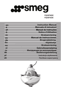 Mode d’emploi Smeg FQ55FXDE Réfrigérateur combiné
