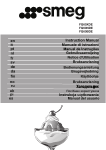 Manual de uso Smeg FQ60BDE Frigorífico combinado