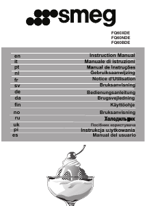 Mode d’emploi Smeg FQ60BDE Réfrigérateur combiné