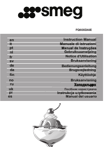 Manuale Smeg FQ60XDAIE Frigorifero-congelatore
