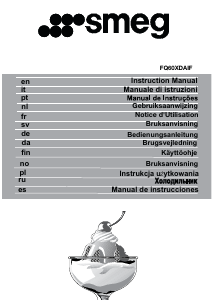 Manual de uso Smeg FQ60XDAIF Frigorífico combinado