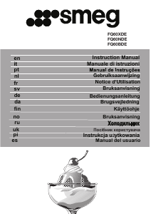 Manuale Smeg FQ60XDE Frigorifero-congelatore