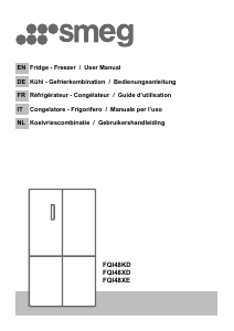 Mode d’emploi Smeg FQI48XD Réfrigérateur combiné
