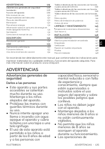 Manual de uso Smeg SISL7955MB Placa