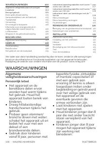 Handleiding Smeg SISL7955X Kookplaat