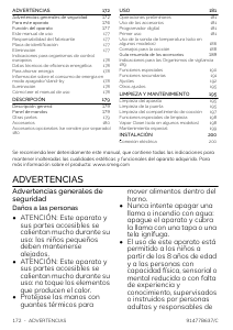 Manual de uso Smeg SF9302TX Horno