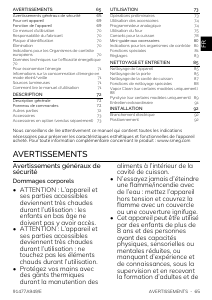 Mode d’emploi Smeg SFPR9301TX Four