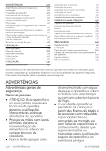 Manual Smeg CX60GMX Fogão