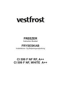 Manual Vestfrost CI 599 F NF E Freezer