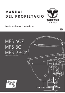 Manual de uso Tohatsu MFS 8C (EU Model) Motor fuera de borda