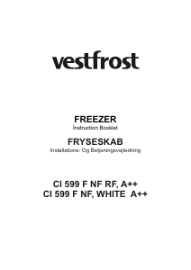 Handleiding Vestfrost CI 599 F NF RF E Vriezer