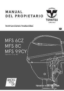 Manual de uso Tohatsu MFS 9.8C Motor fuera de borda