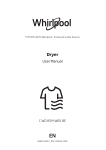 Bruksanvisning Whirlpool C WD 85M WBS BE Torktumlare