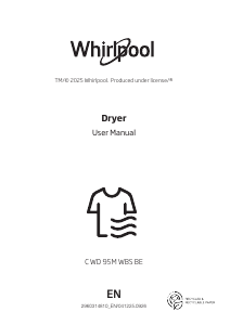 Bruksanvisning Whirlpool C WD 95M WBS BE Torktumlare