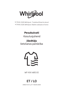 Rokasgrāmata Whirlpool WP A9X WBS EE Veļas žāvētājs