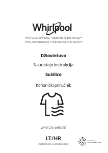 Priručnik Whirlpool WP E12X WBS EE Sušilica