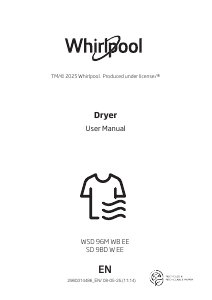 Handleiding Whirlpool WSD 96M WB EE Wasdroger