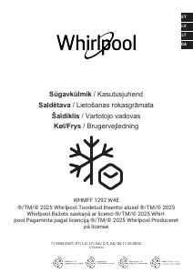 Vadovas Whirlpool WHMFF 1292 W4E Šaldiklis