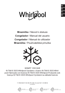 Manuál Whirlpool WHMFF 1292 W4E Mraznička