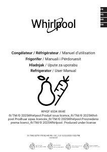 Bruksanvisning Whirlpool WHGF 6534 XK4E Kyl-frys