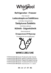 Manual Whirlpool WHKS 1361 S4E Fridge-Freezer