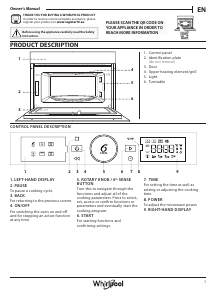 Käyttöohje Whirlpool WMD54MX Mikroaaltouuni