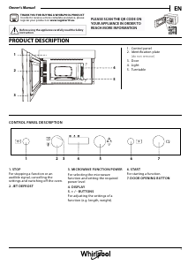 Instrukcja Whirlpool WMN461BX Kuchenka mikrofalowa