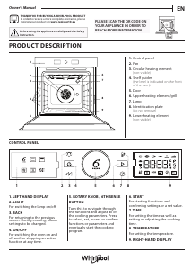 Manuale Whirlpool WOI5S8PM1BA Forno