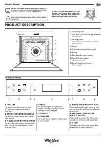 Brugsanvisning Whirlpool WOI78PT1SBA Ovn