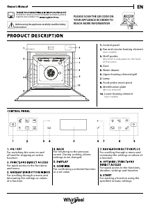 Manuál Whirlpool WOI7A8FPT1SXA Trouba