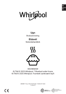 Bruksanvisning Whirlpool W6V8KMSW Spis