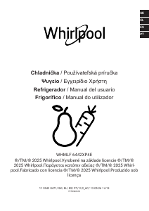 Manual de uso Whirlpool WHMLF 6442 XP4E Refrigerador