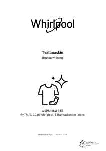 Bruksanvisning Whirlpool WSPM 96WB EE Tvättmaskin