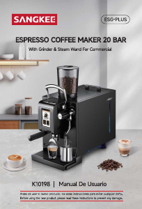 Handleiding Sangkee K10198 Espresso-apparaat