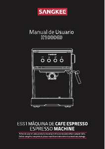 Manual de uso Sangkee K100069 Máquina de café espresso