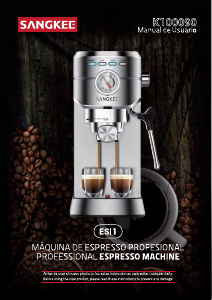 Handleiding Sangkee K100090 Espresso-apparaat