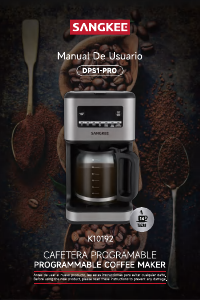 Manual Sangkee K10192 Coffee Machine