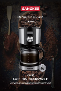 Manual de uso Sangkee K10197 Máquina de café
