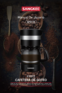 Manual Sangkee K10203 Coffee Machine