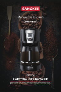 Manual de uso Sangkee K10204 Máquina de café