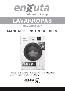 Manual de uso Enxuta LENX0650DW Lavadora
