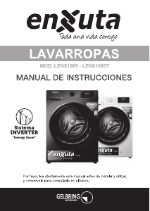Manual de uso Enxuta LENX1685T Lavadora