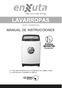 Manual de uso Enxuta LENX01850 Lavadora