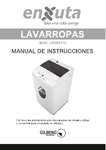Manual de uso Enxuta LENX4770 Lavadora